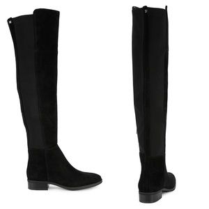 Sam Edelman Suede Stretch Over The Knee Boots
